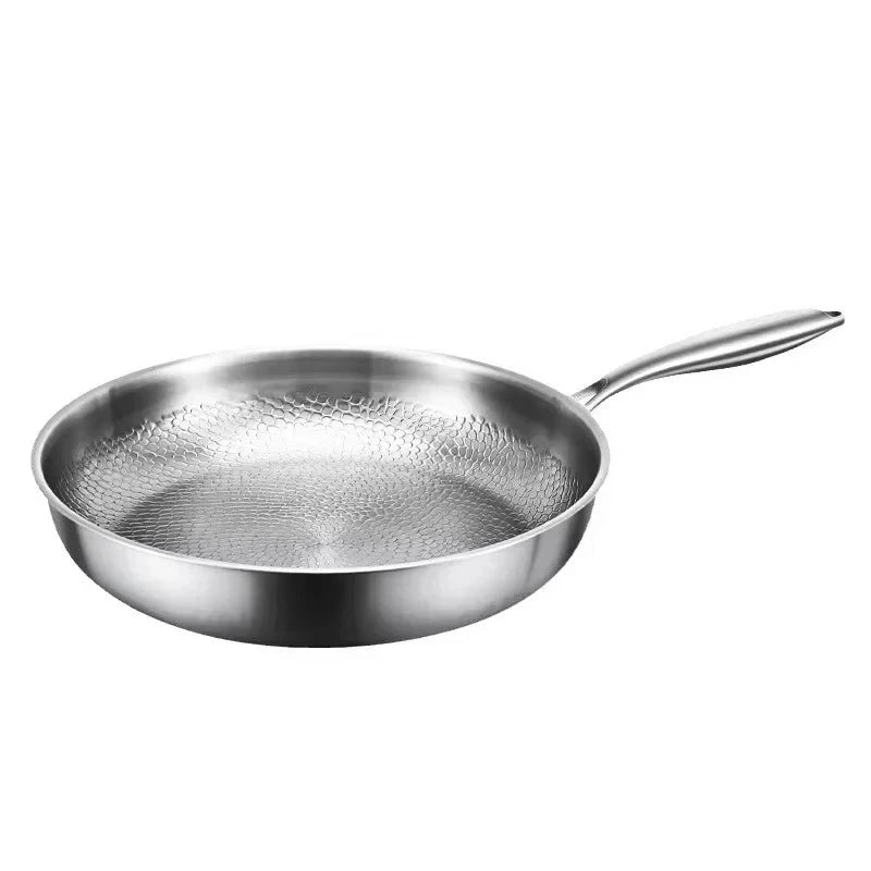 Titanium Hammered Nonstick Frying Pan With Even Heat Distribution