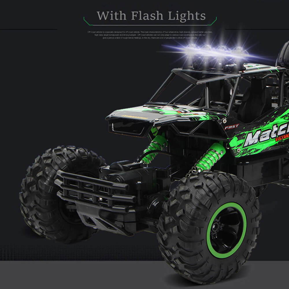 TrailBlaze X1 4WD RC Monster Truck With Shock Absorbing Suspension For Off Road Fun