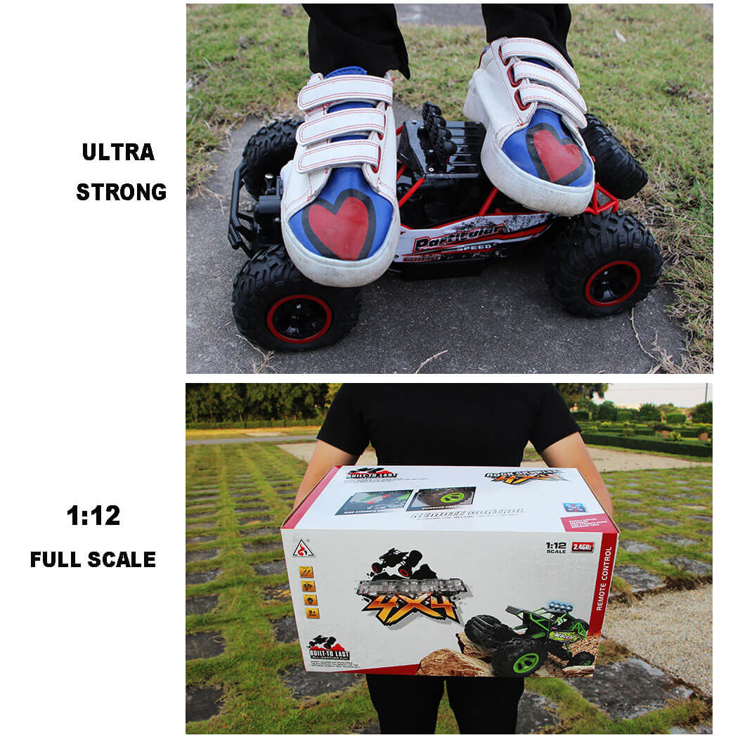 TrailBlaze X1 4WD RC Monster Truck With Shock Absorbing Suspension For Off Road Fun