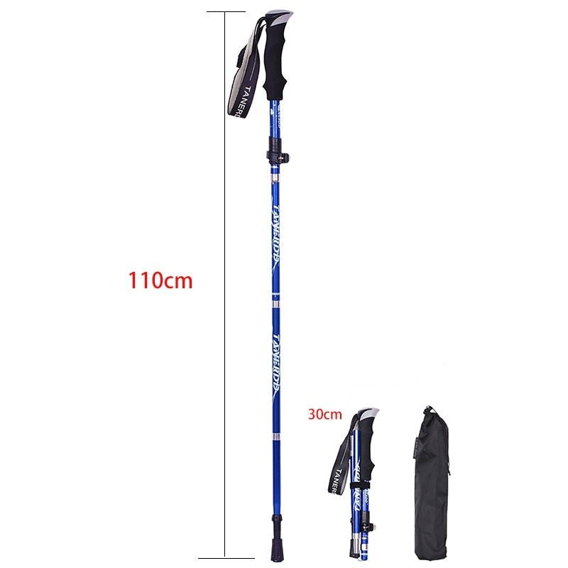 TrailBlazer Poles For Adjustable Hiking, Lightweight Aluminum, Foldable For Stability