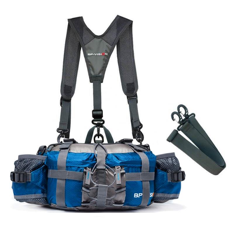 TrailBlazer Hiking Hip Bag With Adjustable Belt And Waterproof Design