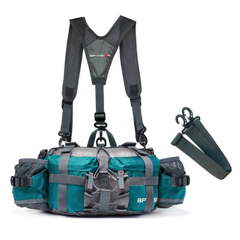 TrailBlazer Hiking Hip Bag With Adjustable Belt And Waterproof Design