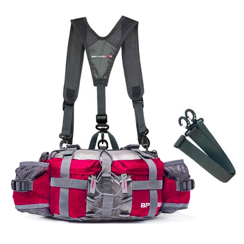 TrailBlazer Hiking Hip Bag With Adjustable Belt And Waterproof Design
