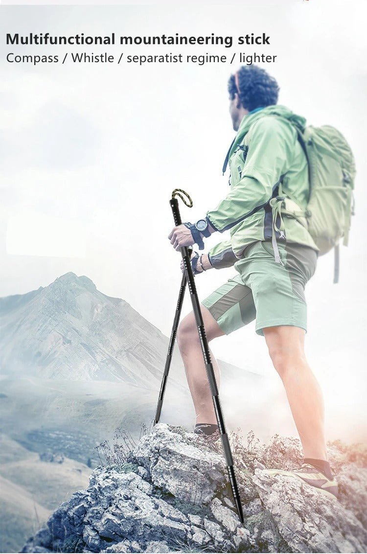 Trailforce All-In-One Hiking Stick With Survival Tools