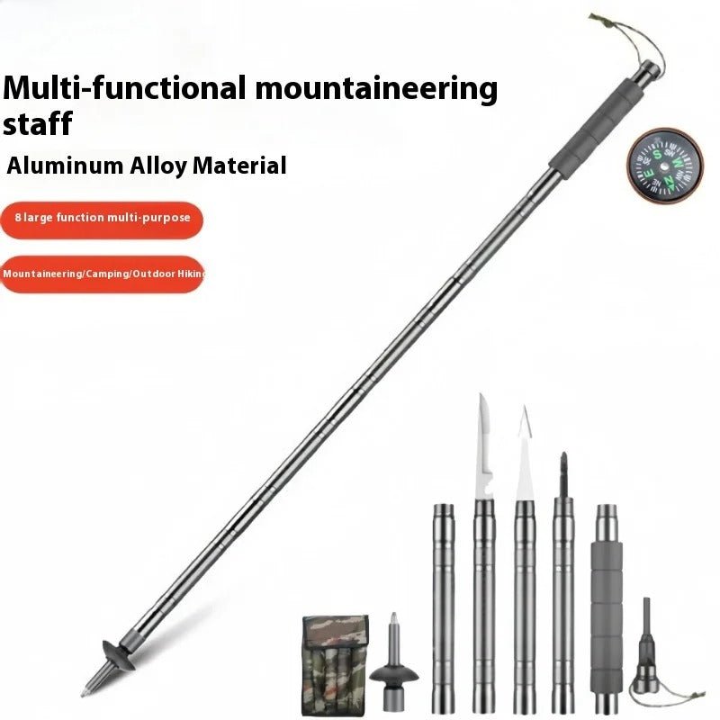 Trailforce All-In-One Hiking Stick With Survival Tools