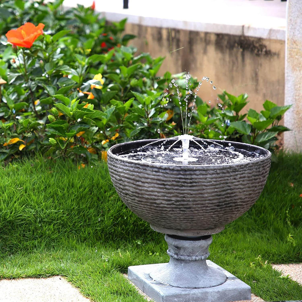Tranquil Oasis Solar-Powered Fountain Featuring Adjustable Spray For Outdoor Decor