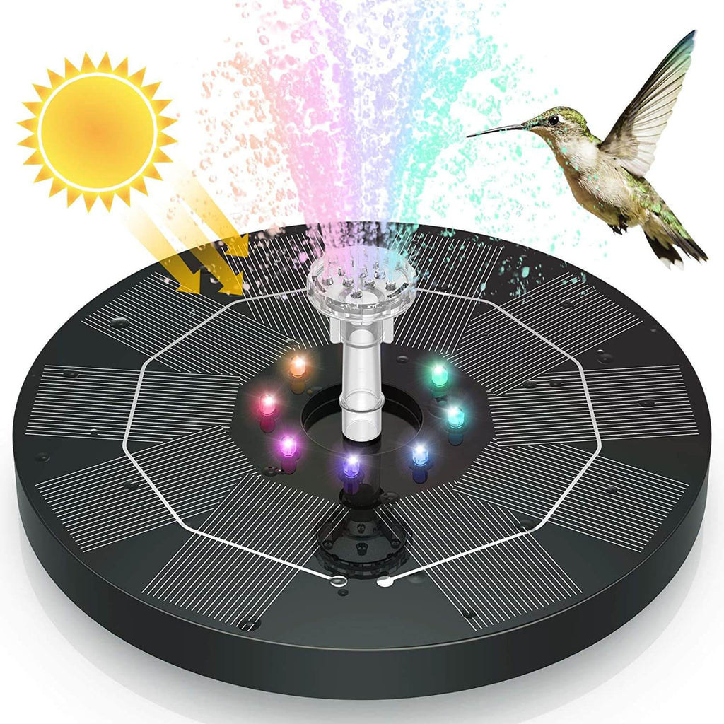 Tranquil Oasis Solar-Powered Fountain Featuring Adjustable Spray For Outdoor Decor