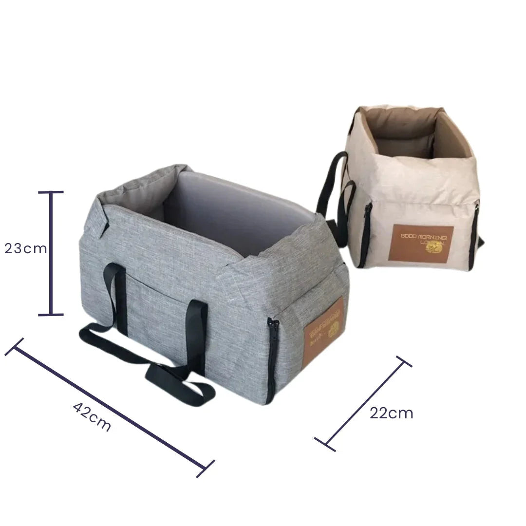 TravelBuddy Pet Seat With Armrests For Secure, Comfortable Travel