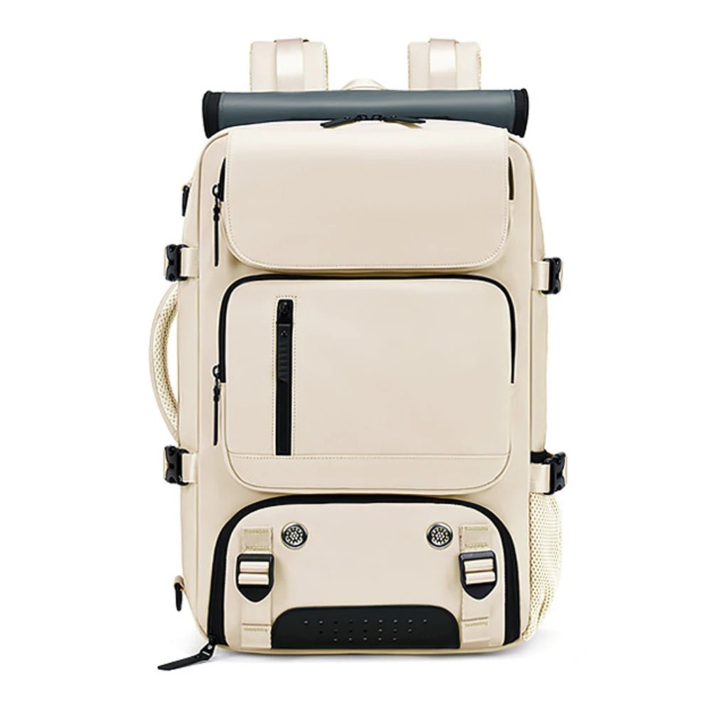TravelMax Waterproof Backpack With USB Port And Shoe Compartment For Easy Travel