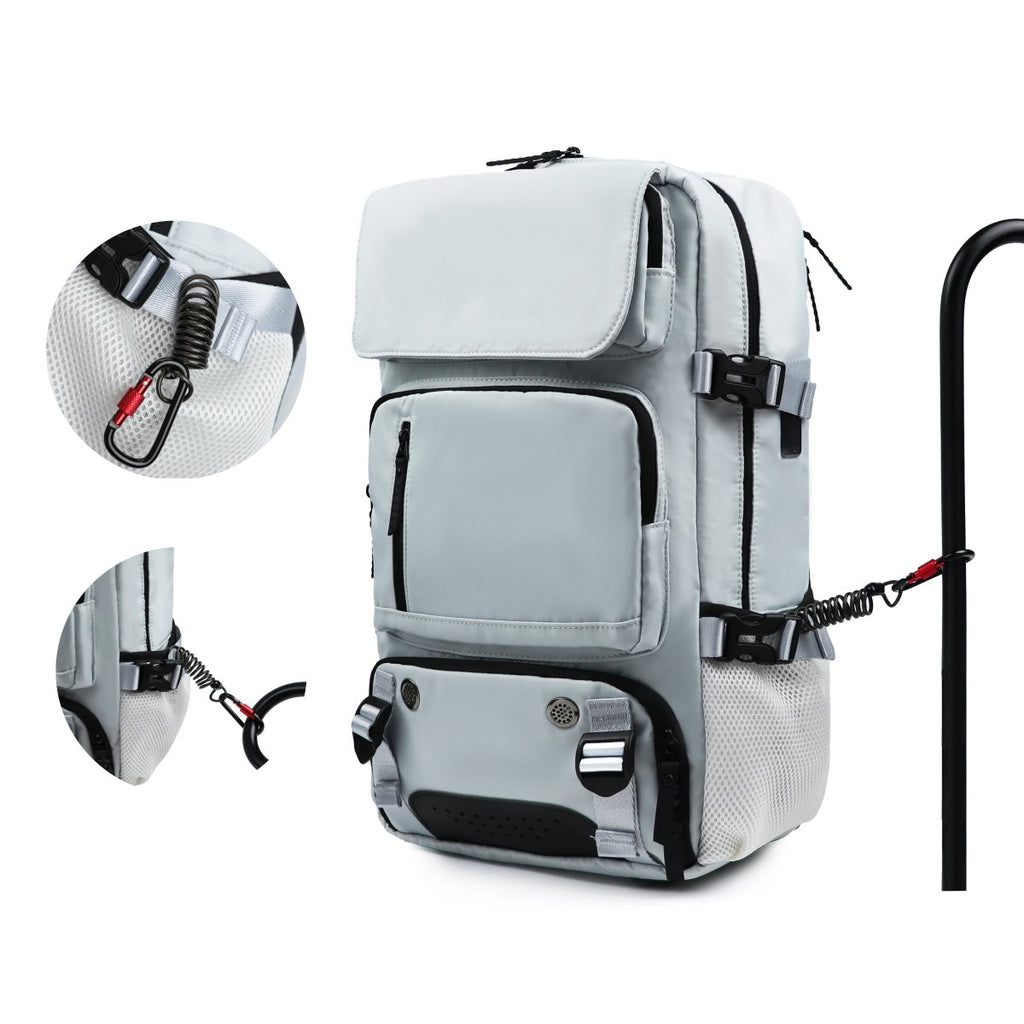 TravelMax Waterproof Backpack With USB Port And Shoe Compartment For Easy Travel