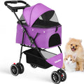 Travel Buddy Water Resistant Lightweight Pet Stroller For Cats And Small Dogs Foldable