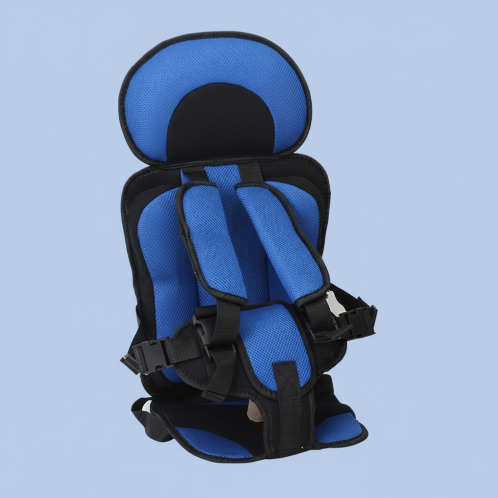 Travel Buddy Portable Lightweight Car Booster With Five Point Harness For Safer Travel