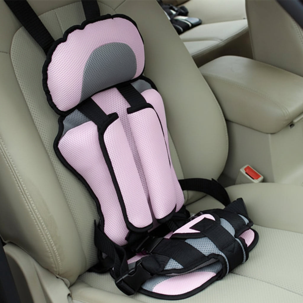 Travel Buddy Compact Car Seat Adjustable Harness For Comfortable Travel With Kids