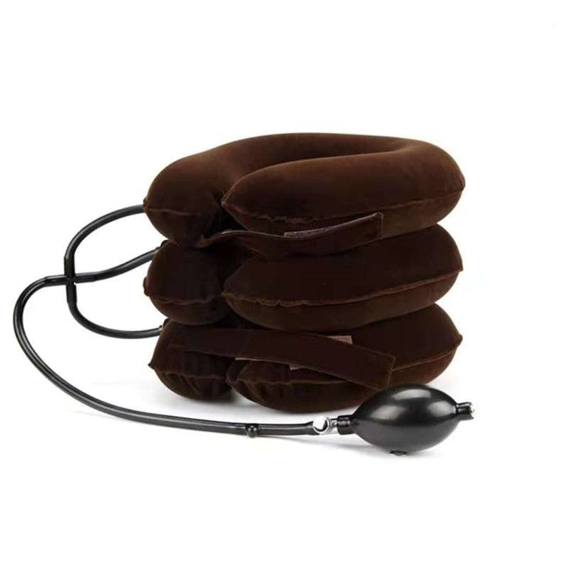 Travel Comfort Inflatable Neck Pillow With 360 Degree Support And Compact Design