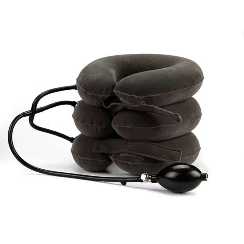 Travel Comfort Inflatable Neck Pillow With 360 Degree Support And Compact Design