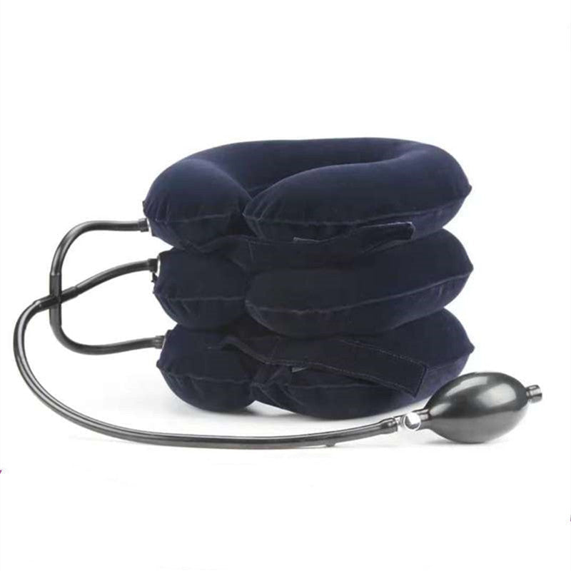 Travel Comfort Inflatable Neck Pillow With 360 Degree Support And Compact Design