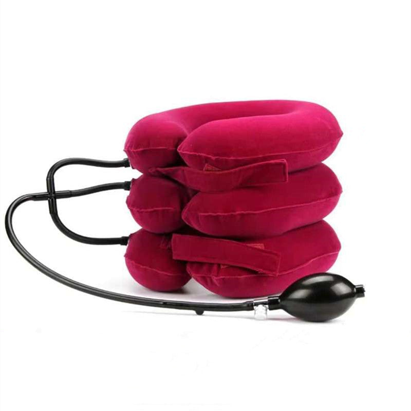 Travel Comfort Inflatable Neck Pillow With 360 Degree Support And Compact Design