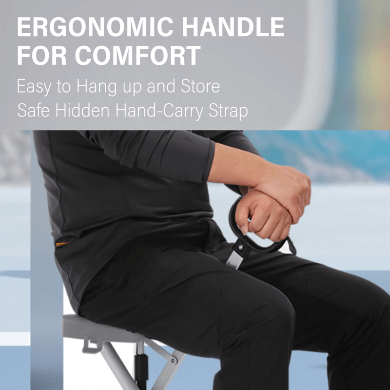 Travel Companion Foldable Walking Cane With Seat Height Adjustable Lightweight Outdoor Use