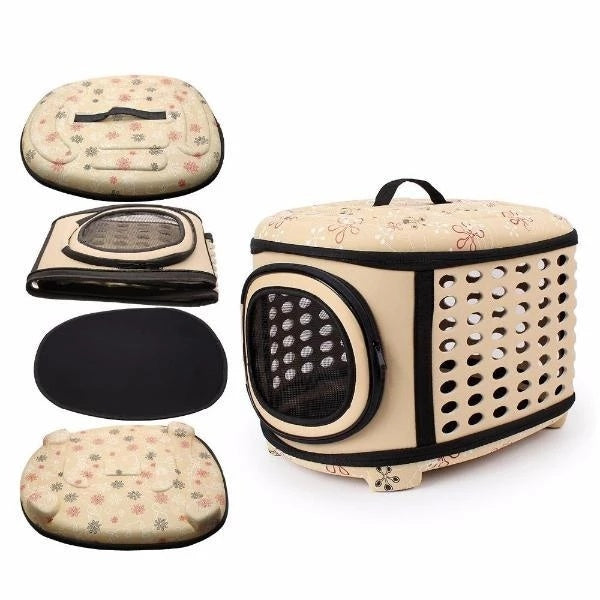 Travel Companion Large Cat Carrier With Sturdy Construction And Cozy Interior