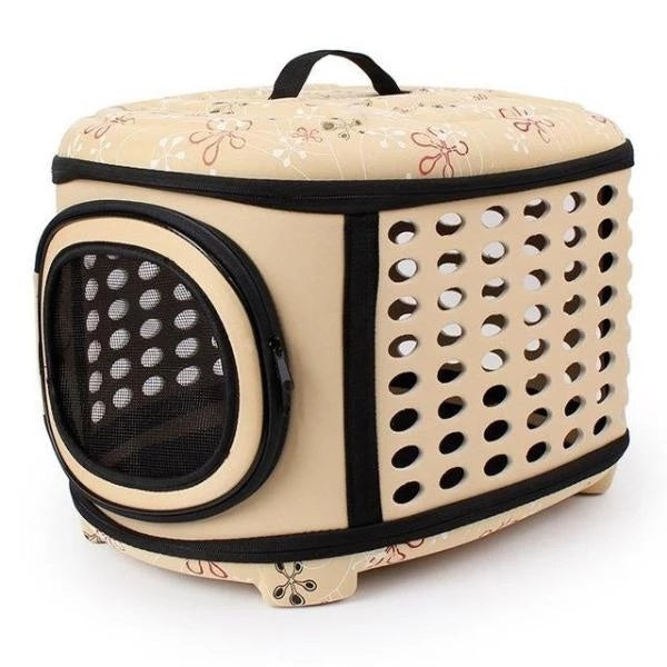Travel Companion Large Cat Carrier With Sturdy Construction And Cozy Interior