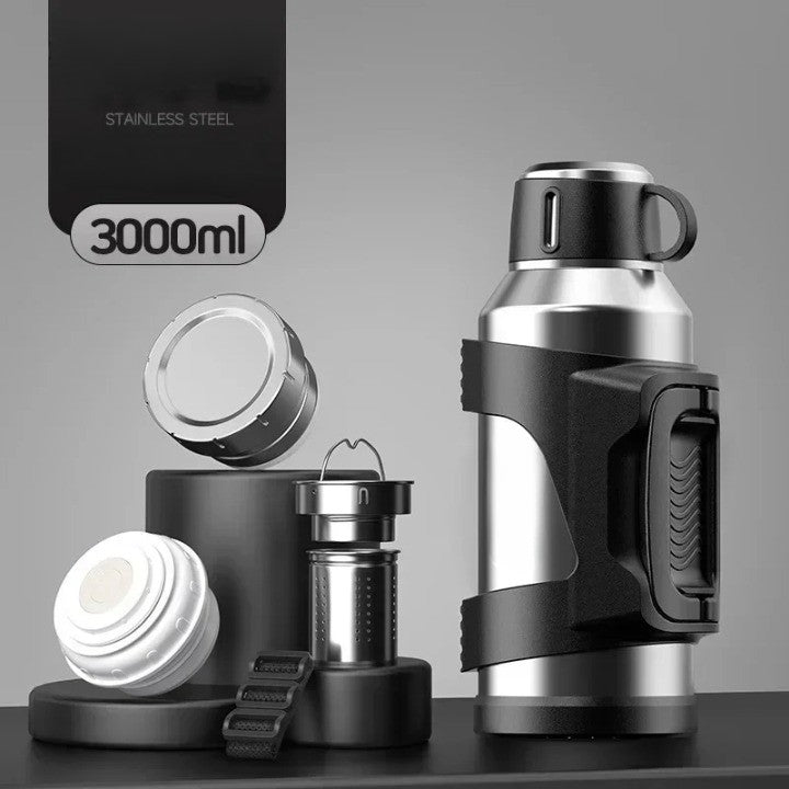 Travel Thermos Bottle For Hot And Cold Beverages On The Go