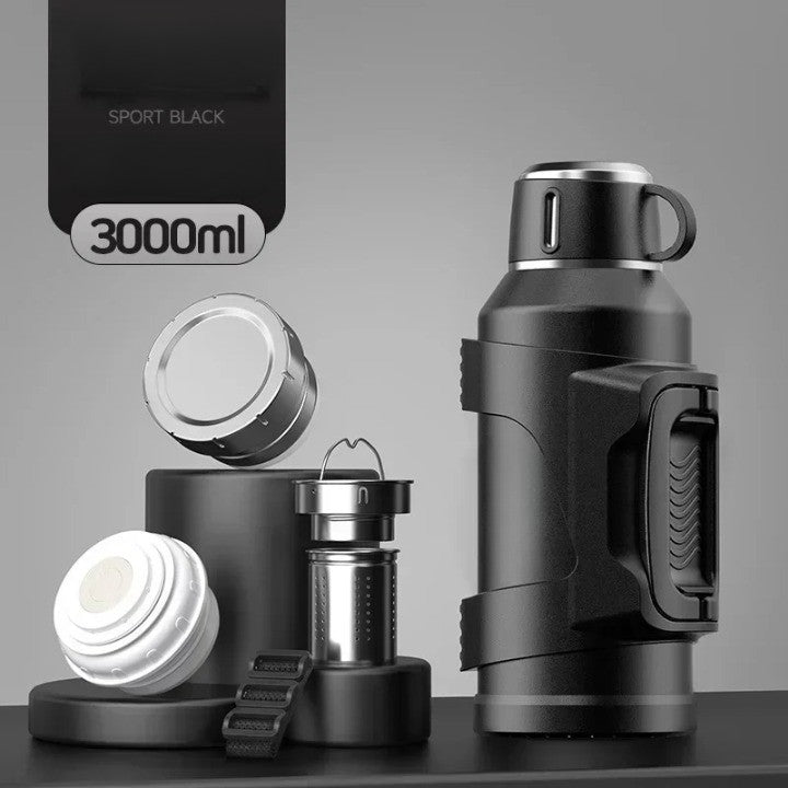 Travel Thermos Bottle For Hot And Cold Beverages On The Go