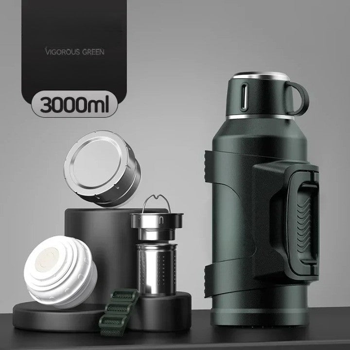 Travel Thermos Bottle For Hot And Cold Beverages On The Go
