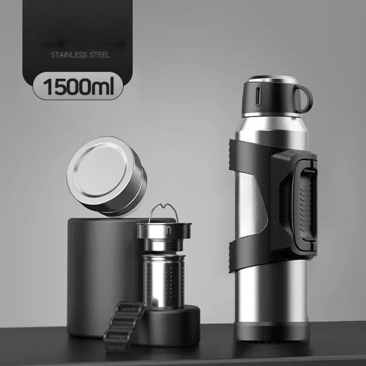 Travel Thermos Bottle For Hot And Cold Beverages On The Go