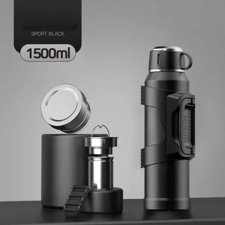 Travel Thermos Bottle For Hot And Cold Beverages On The Go
