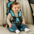 Travel Ready Foldable Kid Car Seat With 5-Point Harness, Lightweight Build