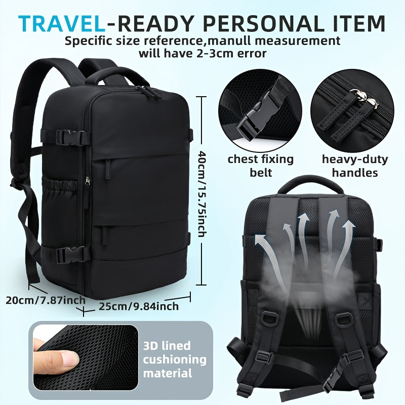 Durable Vacuum Backpack For Space Saving Travel Packing, Organized