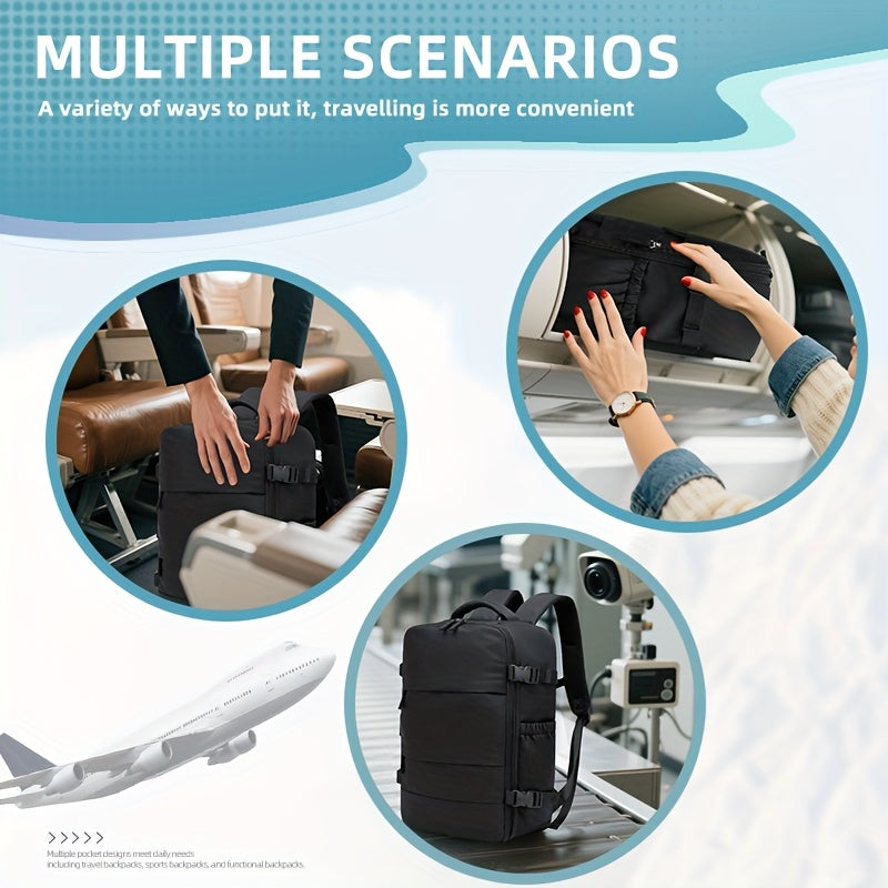 Durable Vacuum Backpack For Space Saving Travel Packing, Organized