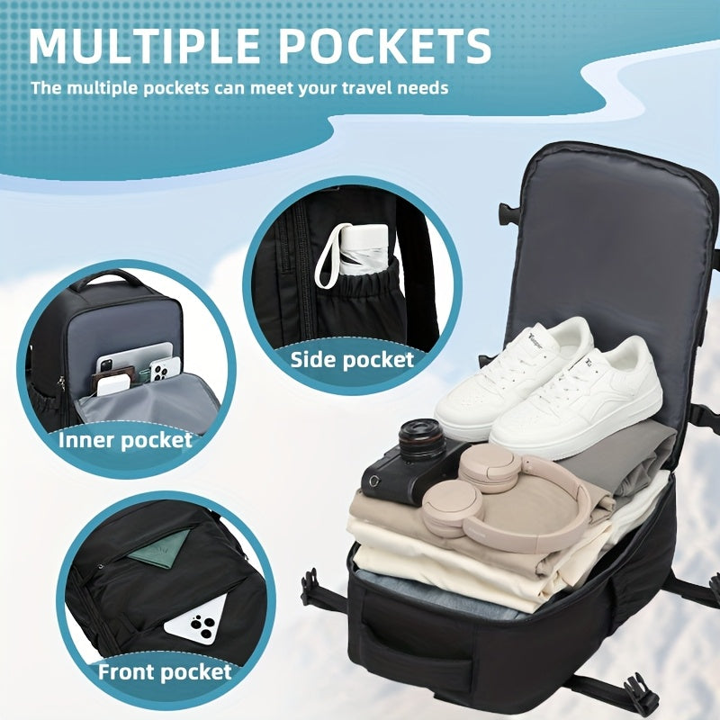 Durable Vacuum Backpack For Space Saving Travel Packing, Organized