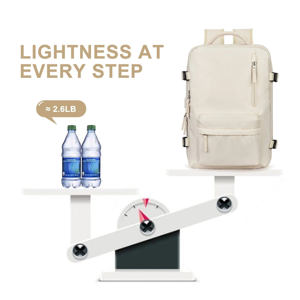Travelliva Anti-Theft Features Women’s Travel Backpack With USB Port And Waterproof Design