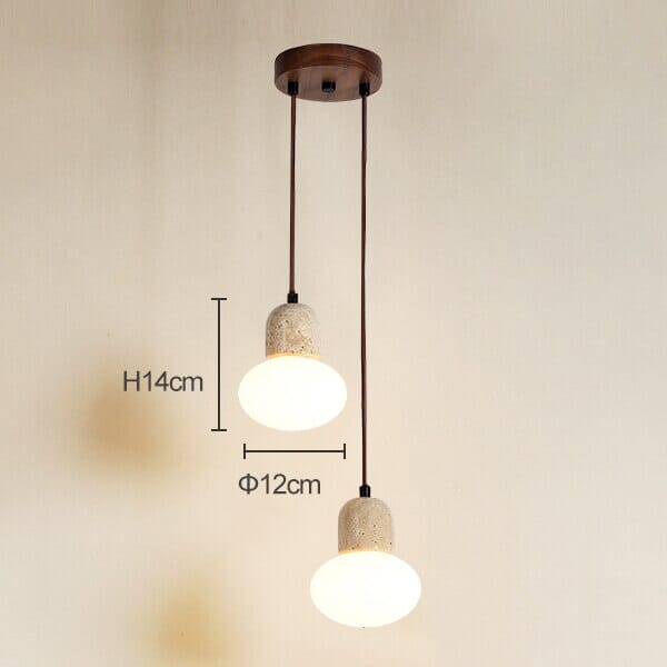 Solena Travertine Pendant Lighting For Modern Homes