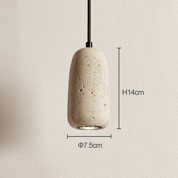 Solena Travertine Pendant Lighting For Modern Homes