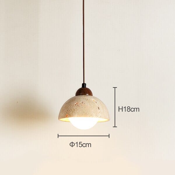 Solena Travertine Pendant Lighting For Modern Homes