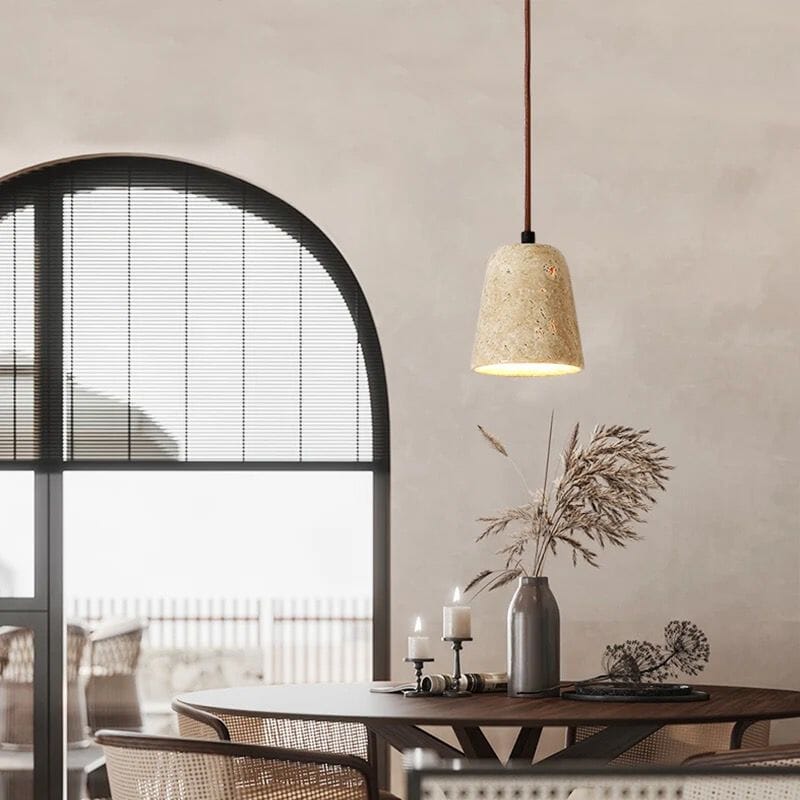 Solena Travertine Pendant Lighting For Modern Homes