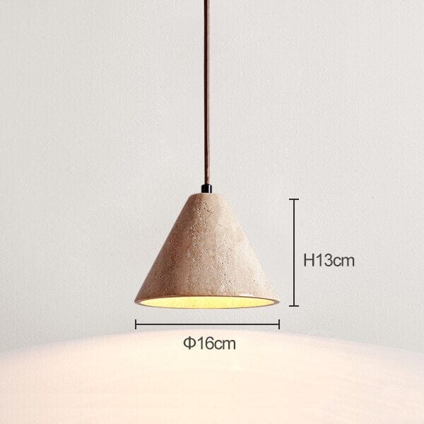 Solena Travertine Pendant Lighting For Modern Homes