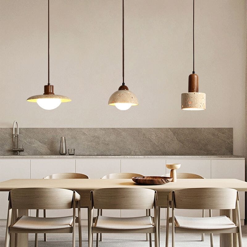 Solena Travertine Pendant Lighting For Modern Homes