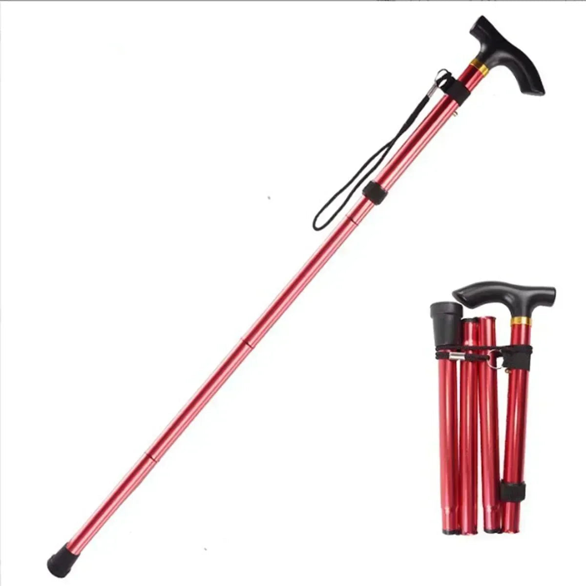 TrekMate Lightweight Aluminum Pole For Hiking With Five-Position Height Settings