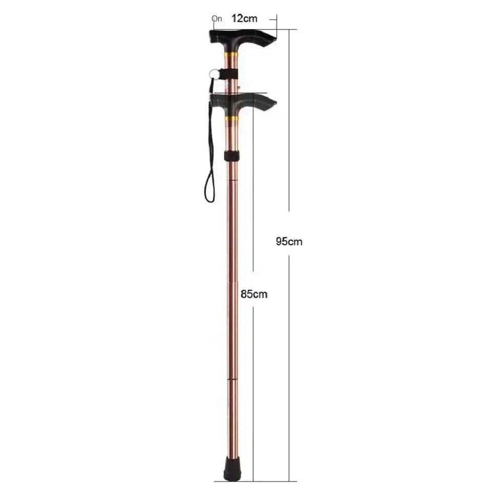 TrekMate Lightweight Aluminum Pole For Hiking With Five-Position Height Settings