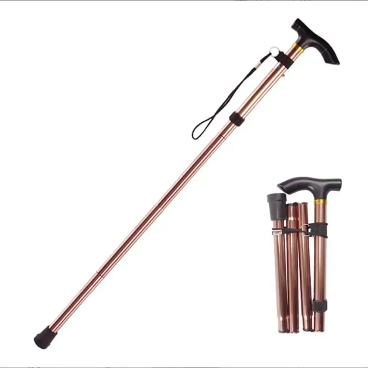 TrekMate Lightweight Aluminum Pole For Hiking With Five-Position Height Settings