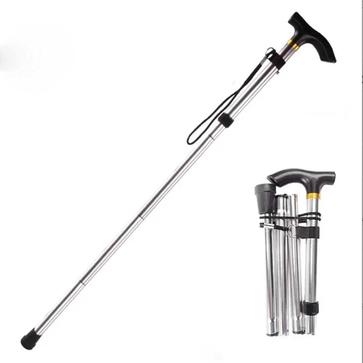 TrekMate Lightweight Aluminum Pole For Hiking With Five-Position Height Settings