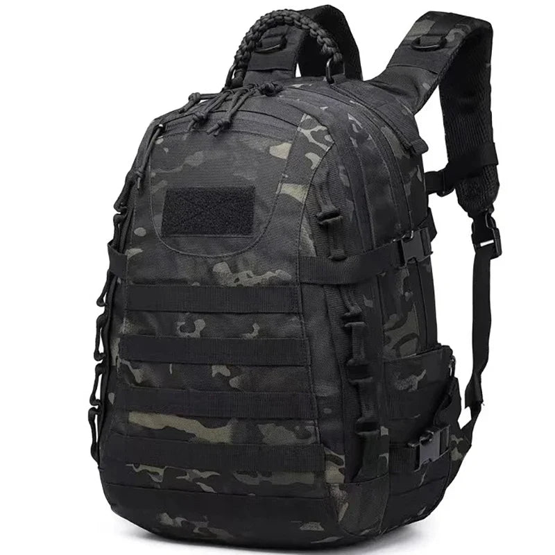 TrekNexus 35L Tactical Backpack With MOLLE System And Waterproof Design