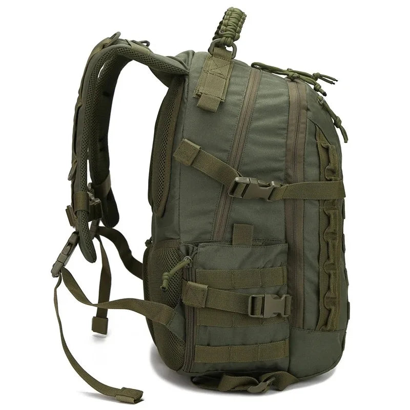 TrekNexus 35L Tactical Backpack With MOLLE System And Waterproof Design