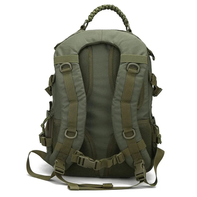 TrekNexus 35L Tactical Backpack With MOLLE System And Waterproof Design