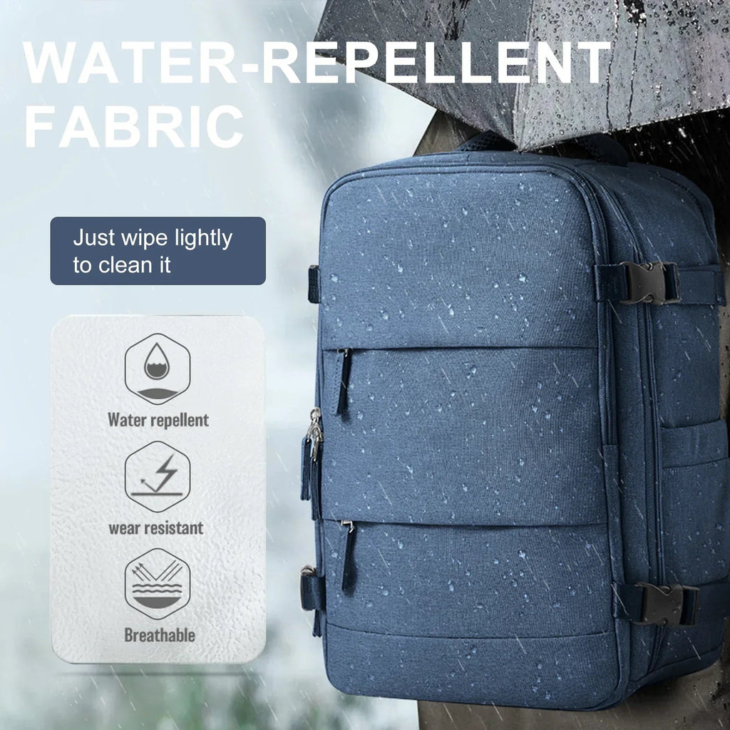 Trekvora Travel Backpack With Waterproof Design And Laptop Compartment For Active Use