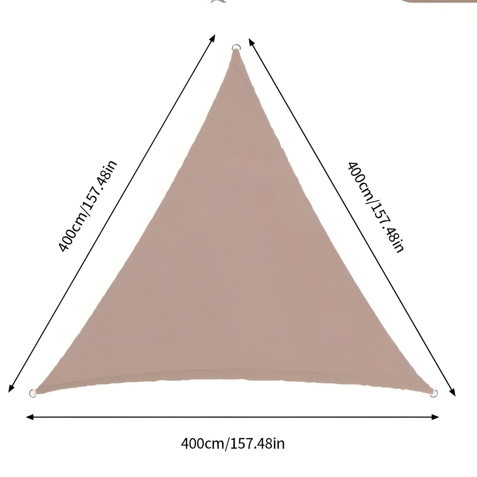 TriBlocker Outdoor Shade Sail With Waterproof Construction And UV Protection