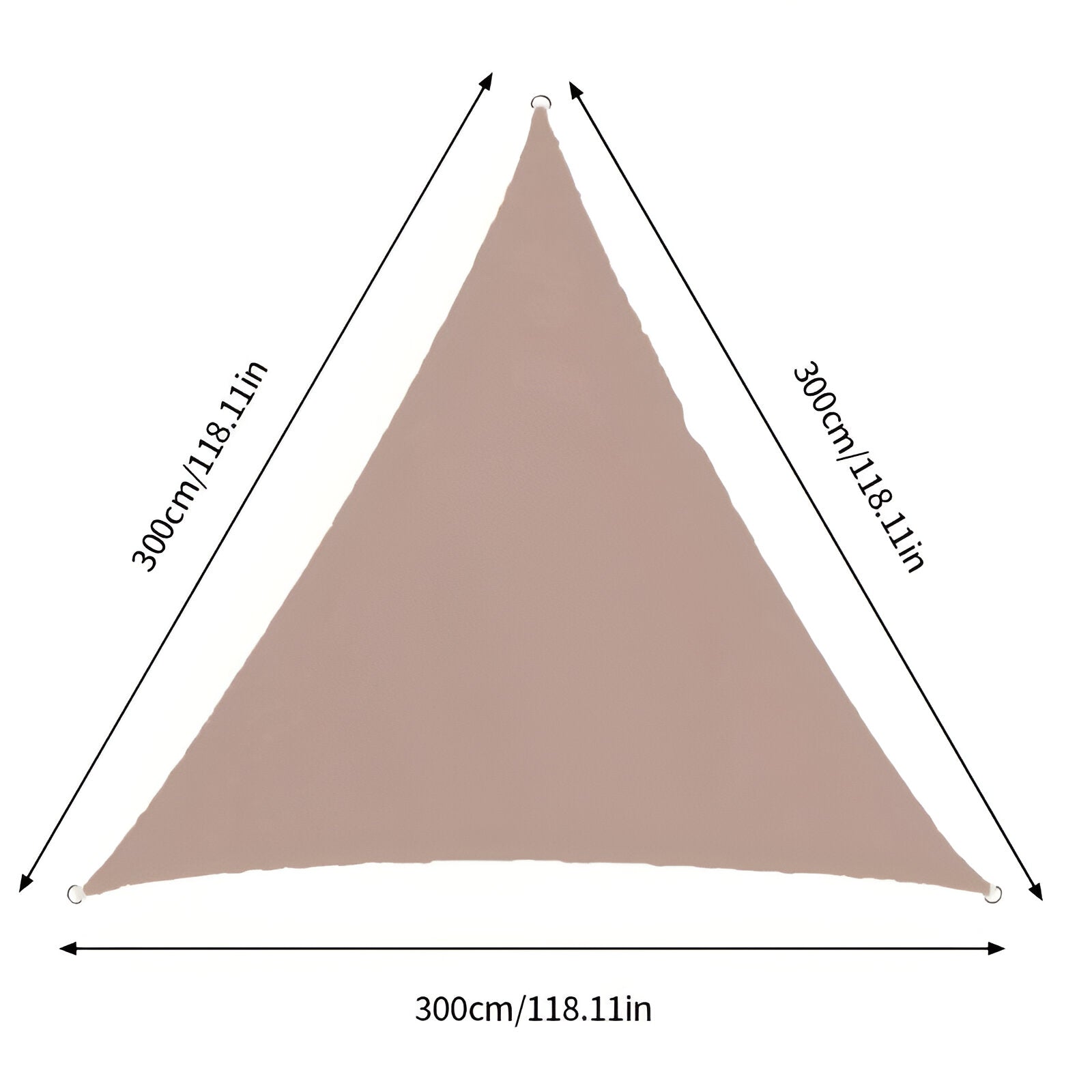 TriBlocker Outdoor Shade Sail With Waterproof Construction And UV Protection
